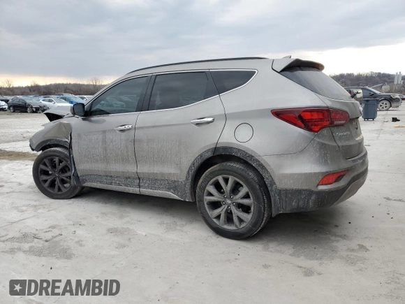 2018 Hyundai Santa Fe Ultimate with VIN 5XYZWDLA2JG515370, listed as a Copart auction lot 47178355 with Not provided miles and Salvage title. Bid and sale history available at DreamBid. Image 2.