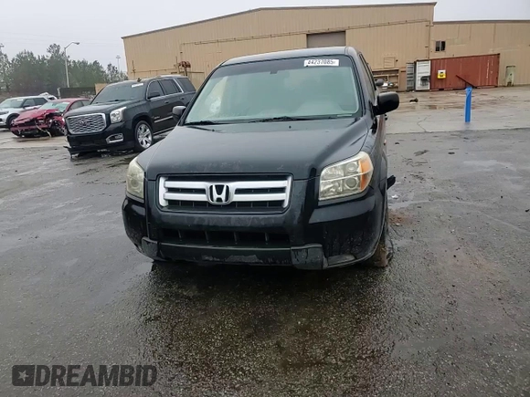 2006 Honda Pilot LX with VIN 2HKYF18106H541677, listed as a Copart auction lot 44237085 with 182,296 mi miles and Salvage Title. Bid and sale history available at DreamBid. Image 11.