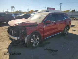 2023 Kia Sorento Hybrid SX Prestige with VIN KNDRKDLG6P5193169, listed as a Copart auction lot 76926704 with 36,626 mi miles and Salvage Title. Bid and sale history available at carsss.com. Image 1.