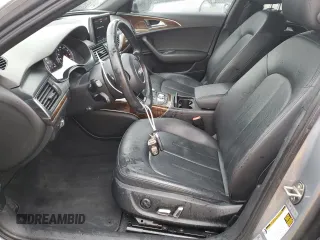 2017 Audi A6 Premium Plus with VIN WAUG8AFC8HN033595, listed as a Copart auction lot 57875005 with 89,026 mi miles and Salvage title. Bid and sale history available at DreamBid. Image 7.