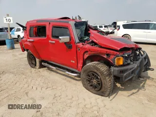 2007 Hummer H3 SUV with VIN 5GTDN13E378231415, listed as a Copart auction lot 64661734 with 0 mi miles and Non Repairable. Bid and sale history available at carsss.com. Image 4.