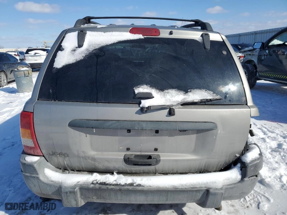 2001 Jeep Grand Cherokee Laredo with VIN 1J4GW48S41C678688, listed as a Copart auction lot 45592645 with 0 mi miles and Salvage Title. Bid and sale history available at carsss.com. Image 6.