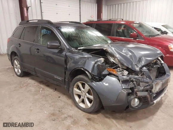 2014 Subaru Outback 3.6R Limited with VIN 4S4BRDMC1E2307307, listed as a IAAI auction lot 41812689 with 222,205 mi miles. Bid and sale history available at carsss.com. Image 1.