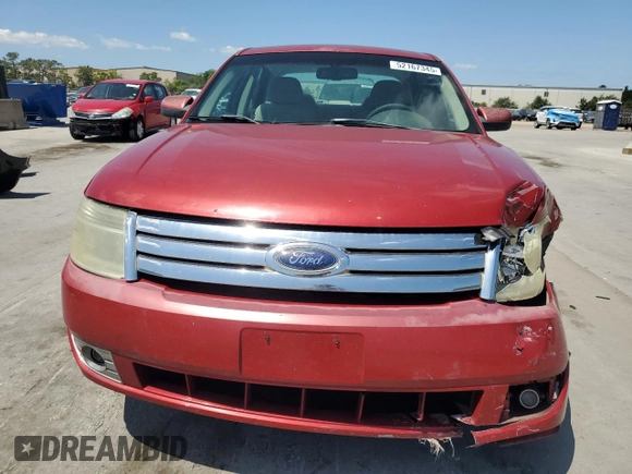2009 Ford Taurus SEL with VIN 1FAHP24W39G109989, listed as a Copart auction lot 52167345 with 172,027 mi miles and Salvage Title. Bid and sale history available at carsss.com. Image 5.