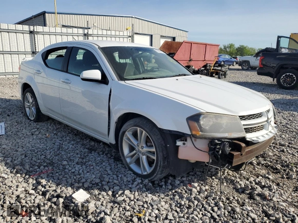2014 Dodge Avenger SXT with VIN 1C3CDZCG8EN176338, listed as a Copart auction lot 52930355 with 76,836 mi miles and Clean title. Bid and sale history available at DreamBid. Image 4.