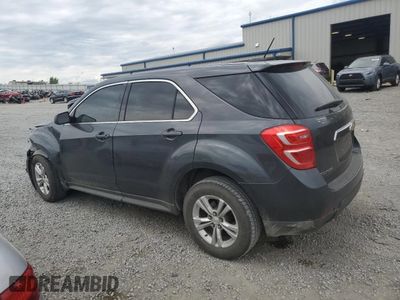 2017 Chevrolet Equinox LS z VIN 2GNALBEK9H1583466, wystawiony jako Copart lot #53538525 z przebiegiem 98 388 mil mil oraz Szkoda całkowita • Salvage title. Historia ofert i sprzedaży dostępna na DreamBid. Obrazek 2.
