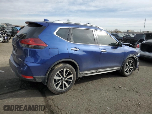 2019 Nissan Rogue SL with VIN 5N1AT2MV7KC797020, listed as a Copart auction lot 49882205 with 28,916 mi miles and Salvage Title. Bid and sale history available at carsss.com. Image 3.