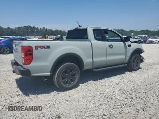 2023 Ford Ranger XL with VIN 1FTER1EH7PLE21058, listed as a Copart auction lot 57785475 with 36,881 mi miles and Salvage title. Bid and sale history available at DreamBid. Image 3.