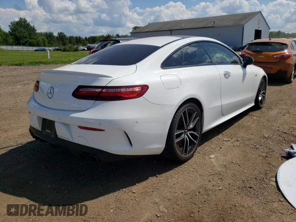2019 Mercedes-Benz E-Class AMG E 53 with VIN WDD1J6BB1KF095998, listed as a Copart auction lot 56236982 with 33,337 mi miles and Salvage Title. Bid and sale history available at carsss.com. Image 4.