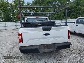 2020 Ford F-150 XL with VIN 1FTEX1CB0LFB98035, listed as a Copart auction lot 44236955 with 82,235 mi miles and Salvage title. Bid and sale history available at DreamBid. Image 6.