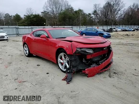 2022 Chevrolet Camaro LT1 with VIN 1G1FF1R7XN0128728, listed as a Copart auction lot 49118065 with 5,001 mi miles and Salvage Title. Bid and sale history available at carsss.com. Image 11.