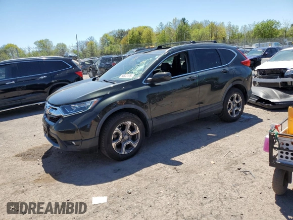 2018 Honda CR-V EX-L with VIN 7FARW2H80JE002365, listed as a Copart auction lot 54547175 with 32,087 mi miles and Salvage Title. Bid and sale history available at carsss.com. Image 1.