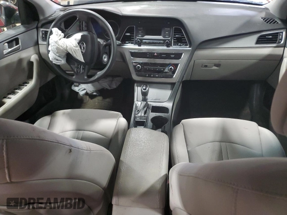 2015 Hyundai Sonata 2.4L SE with VIN 5NPE24AF7FH151276, listed as a Copart auction lot 52746245 with 132,877 mi miles and Salvage Title. Bid and sale history available at carsss.com. Image 8.