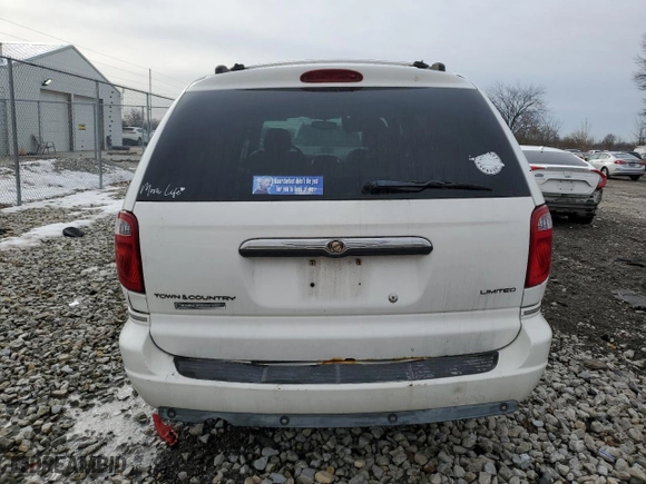 2006 Chrysler Town & Country LWB Limited with VIN 2A8GP64L46R798656, listed as a Copart auction lot 42999045 with 203,172 mi miles and Salvage Title. Bid and sale history available at carsss.com. Image 6.