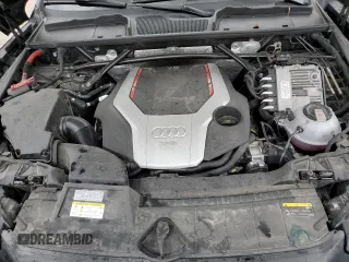 2021 Audi SQ5 with VIN WA134BFYXM2068952, listed as a Copart auction lot 51544055 with 42,690 mi miles and Salvage Title. Bid and sale history available at DreamBid. Image 12.