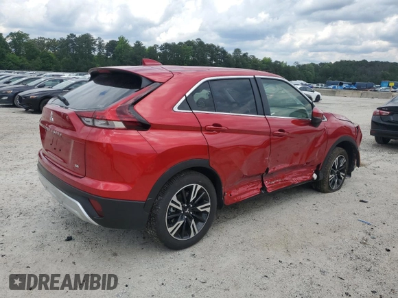 2025 Mitsubishi Eclipse Cross SE z VIN JA4ATWAA6SZ005377, wystawiony jako Copart lot #57133725 z przebiegiem 7 423 mil mil oraz Nie do naprawy • Non repairable. Historia ofert i sprzedaży dostępna na DreamBid. Obrazek 3.