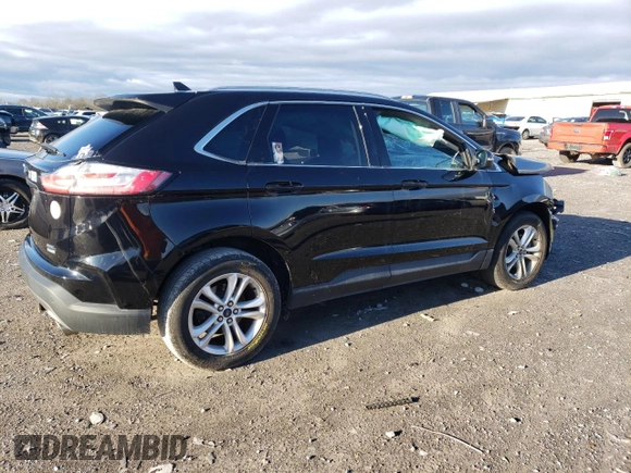 2019 Ford Edge SEL with VIN 2FMPK3J92KBB56822, listed as a Copart auction lot 41460905 with 0 mi miles and Salvage Title. Bid and sale history available at carsss.com. Image 3.