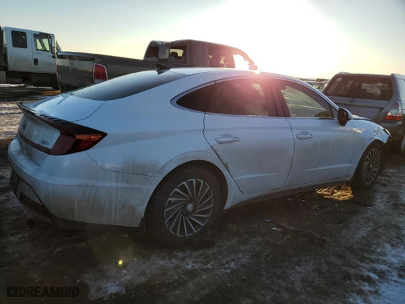 2023 Hyundai Sonata Hybrid SEL with VIN KMHL34JJ4PA078414, listed as a Copart auction lot 41923745 with 5,319 mi miles and Salvage Title. Bid and sale history available at carsss.com. Image 3.
