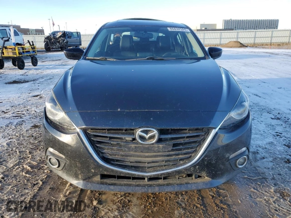 2014 Mazda 3 S Grand Touring with VIN JM1BM1M31E1178122, listed as a Copart auction lot 86832524 with 131,520 mi miles and Salvage title. Bid and sale history available at DreamBid. Image 5.
