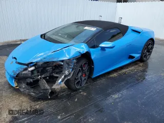 2016 Lamborghini Huracan LP 610-4 с VIN ZHWUR1ZF5GLA04553, выставлен на аукционе Copart как лот 57830675 с пробегом 15 820 миль миль и Списание • Salvage title. История ставок и продаж доступна на DreamBid. Изображение 1.