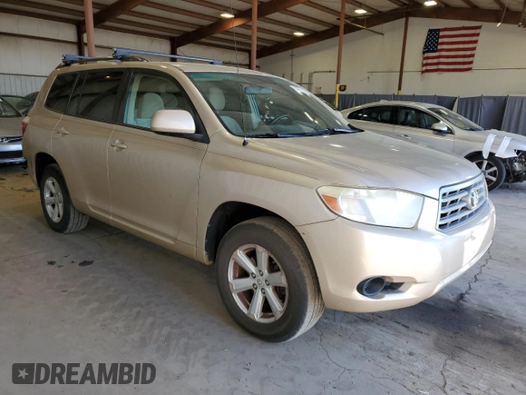2010 Toyota Highlander with VIN JTEZK3EH1A2103785, listed as a Copart auction lot 54875155 with 189,790 mi miles and Salvage title. Bid and sale history available at DreamBid. Image 4.