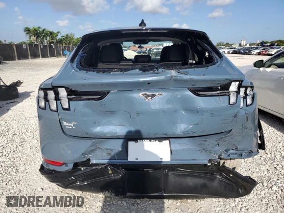 2024 Ford Mustang Mach-E Premium with VIN 3FMTK3R40RMA23072, listed as a Copart auction lot 66970204 with 515 mi miles and Salvage Title. Bid and sale history available at DreamBid. Image 6.