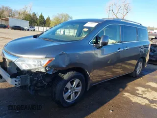 2015 Nissan Quest SV with VIN JN8AE2KP2F9130611, listed as a IAAI auction lot 41798017 with 79,228 mi miles. Bid and sale history available at carsss.com. Image 14.