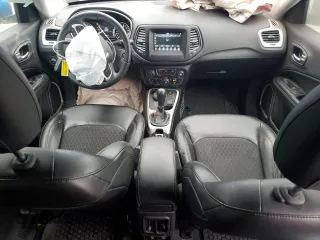 2018 Jeep Compass Latitude with VIN 3C4NJDBB9JT342849, listed as a Copart auction lot 52559935 with 81,241 mi miles and Salvage Title. Bid and sale history available at DreamBid. Image 8.