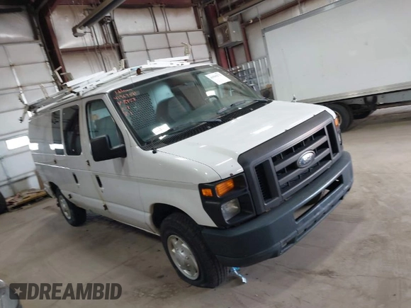 2008 Ford Econoline Cargo Commercial with VIN 1FTNE24L78DB58458, listed as a IAAI auction lot 41969371 with 133,399 mi miles and . Bid and sale history available at DreamBid. Image 1.