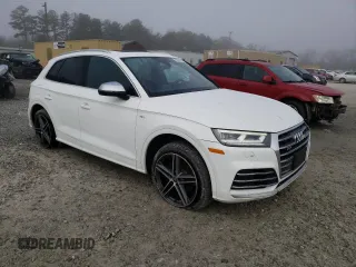 2018 Audi SQ5 Premium Plus with VIN WA1A4AFY0J2231296, listed as a Copart auction lot 85218374 with 50,616 mi miles and Salvage Title. Bid and sale history available at DreamBid. Image 4.