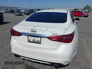 2018 Infiniti Q50 Luxe with VIN JN1EV7APXJM357078, listed as a IAAI auction lot 42316830 with 48,071 mi miles and . Bid and sale history available at DreamBid. Image 17.
