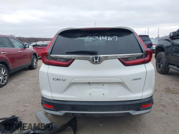 2021 Honda CR-V EX with VIN 5J6RW2H56MA004467, listed as a IAAI auction lot 41729020 with 39,732 mi miles. Bid and sale history available at carsss.com. Image 16.