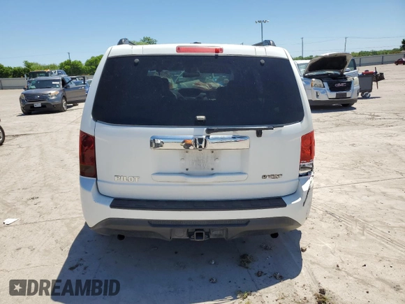 2012 Honda Pilot EX-L with VIN 5FNYF3H66CB027012, listed as a Copart auction lot 53915295 with Not provided miles and Clean title. Bid and sale history available at DreamBid. Image 6.