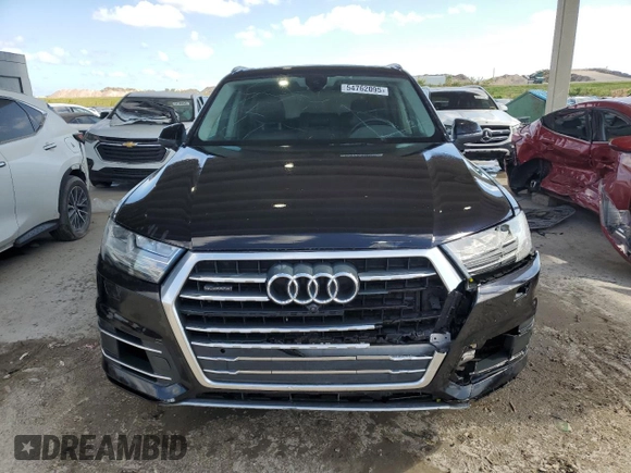 2017 Audi Q7 Premium Plus with VIN WA1LAAF7XHD004897, listed as a Copart auction lot 54762095 with 124,130 mi miles and Clean Title. Bid and sale history available at DreamBid. Image 5.
