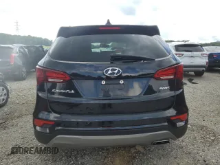 2018 Hyundai Santa Fe 2.4L with VIN 5NMZU3LBXJH066406, listed as a Copart auction lot 61388005 with 65,650 mi miles and Salvage title. Bid and sale history available at DreamBid. Image 6.