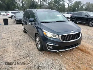 2016 Kia Sedona SX-L with VIN KNDME5C12G6118059, listed as a Copart auction lot 47723945 with 177,391 mi miles and Salvage Title. Bid and sale history available at carsss.com. Image 11.