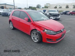 2017 Volkswagen Golf S with VIN 3VW217AU9HM057254, listed as a IAAI auction lot 41934323 with 129,473 mi miles and . Bid and sale history available at DreamBid. Image 1.