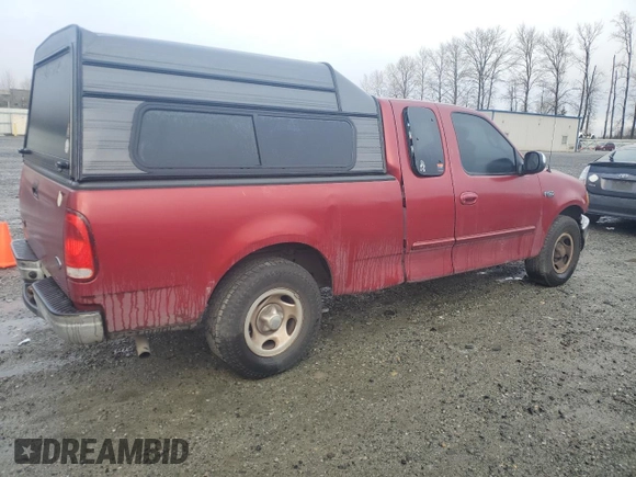 2002 Ford F-150 XL with VIN 2FTRX17262CA25366, listed as a Copart auction lot 48601465 with 291,531 mi miles and Clean Title. Bid and sale history available at carsss.com. Image 3.