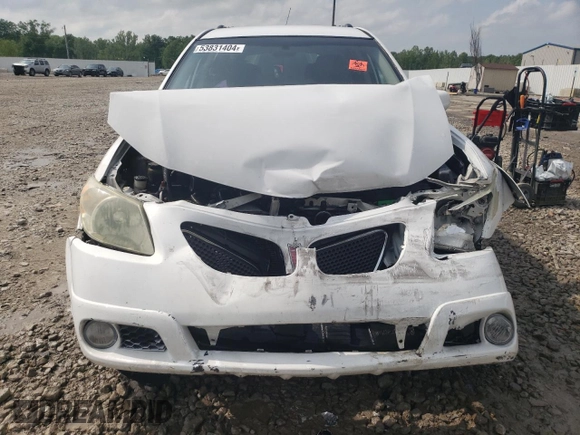 2006 Pontiac Vibe with VIN 5Y2SL65806Z451970, listed as a Copart auction lot 53831404 with 166,169 mi miles and Non Repairable. Bid and sale history available at carsss.com. Image 5.