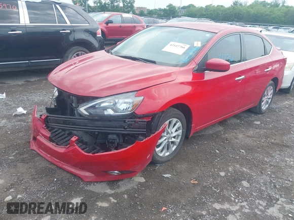 2019 Nissan Sentra SV with VIN 3N1AB7AP9KY233812, listed as a IAAI auction lot 42147766 with 83,006 mi miles and . Bid and sale history available at DreamBid. Image 18.