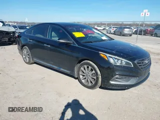 2016 Hyundai Sonata Sport with VIN 5NPE34AF2GH414630, listed as a IAAI auction lot 41653099 with 117,258 mi miles and . Bid and sale history available at DreamBid. Image 1.