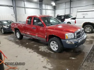 2006 Dodge Dakota SLT with VIN 1D7HW42NX6S717803, listed as a Copart auction lot 89000765 with 139,556 mi miles and Salvage Title. Bid and sale history available at carsss.com. Image 4.