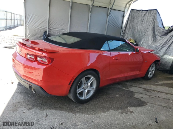 2023 Chevrolet Camaro 1LT with VIN 1G1FB3DX9P0155694, listed as a Copart auction lot 59649634 with 21,635 mi miles and Non Repairable. Bid and sale history available at carsss.com. Image 3.