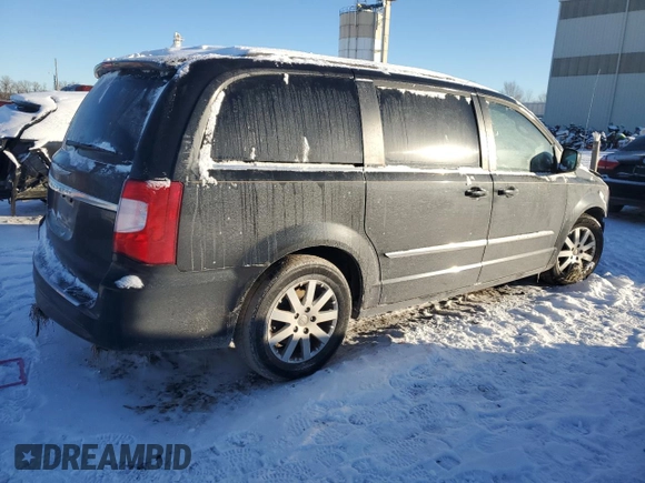 2014 Chrysler Town & Country Touring with VIN 2C4RC1BG7ER300744, listed as a Copart auction lot 37990234 with 111,952 mi miles and Salvage Title. Bid and sale history available at carsss.com. Image 3.