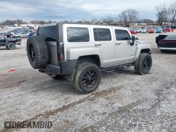 2007 Hummer H3 SUV with VIN 5GTDN13E078129036, listed as a IAAI auction lot 41507691 with 187,428 mi miles and . Bid and sale history available at DreamBid. Image 4.