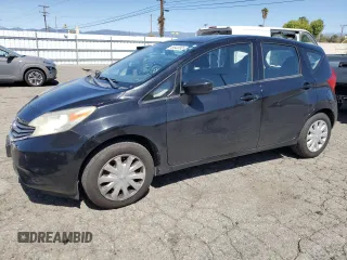 2016 Nissan Note S Plus with VIN 3N1CE2CP7GL380313, listed as a Copart auction lot 49840095 with 59,460 mi miles and Salvage Title. Bid and sale history available at DreamBid. Image 1.