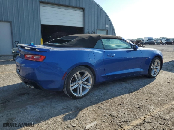 2016 Chevrolet Camaro 2LT with VIN 1G1FD3DS0G0168879, listed as a Copart auction lot 58664714 with 19,295 mi miles and Salvage Title. Bid and sale history available at carsss.com. Image 3.