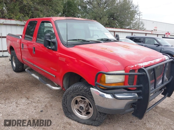 2000 Ford Super Duty F-250 XL with VIN 1FTNW21F9YED11508, listed as a IAAI auction lot 41361571 with 267,014 mi miles. Bid and sale history available at carsss.com. Image 1.