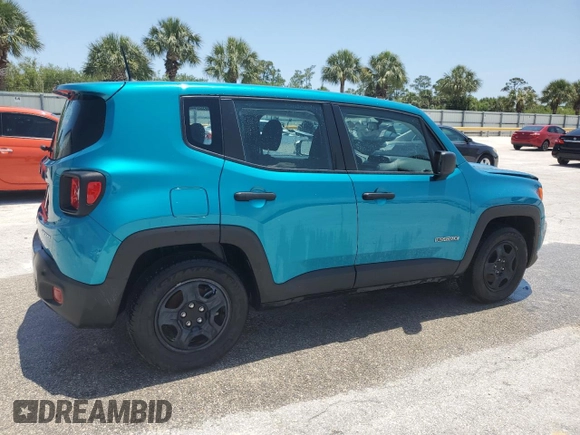2020 Jeep Renegade Sport with VIN ZACNJAAB3LPL24841, listed as a Copart auction lot 51228995 with 66,967 mi miles and Salvage title. Bid and sale history available at DreamBid. Image 3.