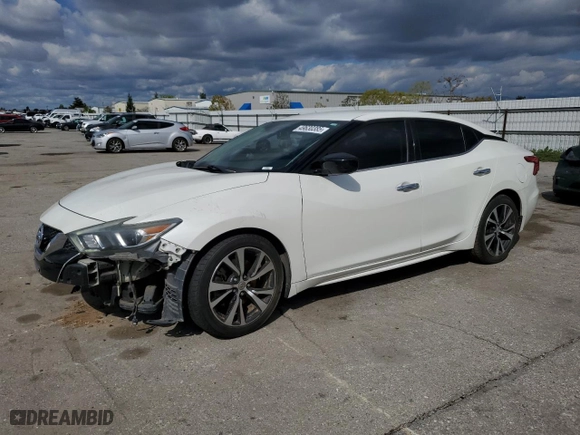 2018 Nissan Maxima S with VIN 1N4AA6AP8JC368075, listed as a Copart auction lot 49630385 with 69,368 mi miles and Salvage Title. Bid and sale history available at carsss.com. Image 1.